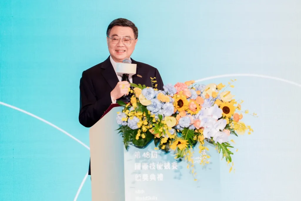 行政院院長卓榮泰親臨2026第48屆國際技能競賽頒獎典禮致詞