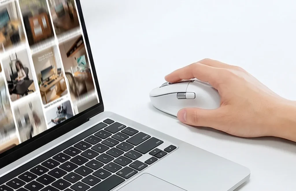 INFTYLAB人體工學無線滑鼠for Mac針對Mac調校滾輪手感，延續熟悉的操作習慣